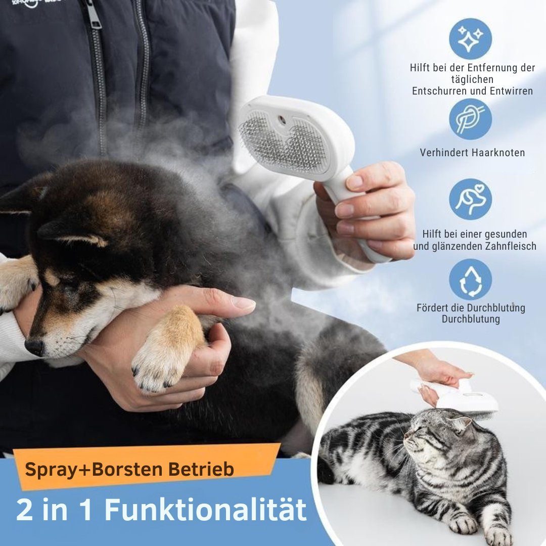 FurMist Comb™ – Ultimativer Haustierpflegekamm