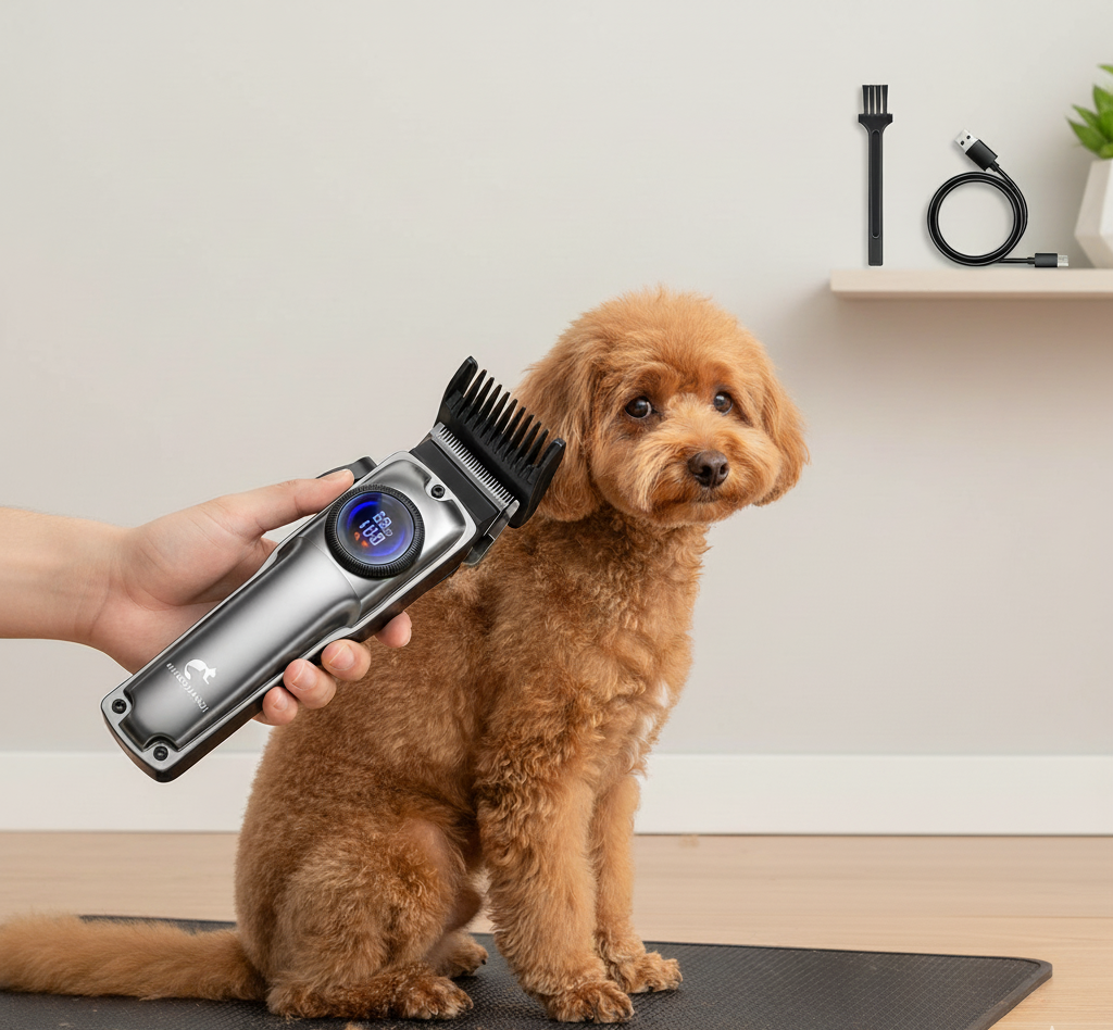 FurTrim™ | Professionelle kabellose Hundeschermaschine für alle Felltypen