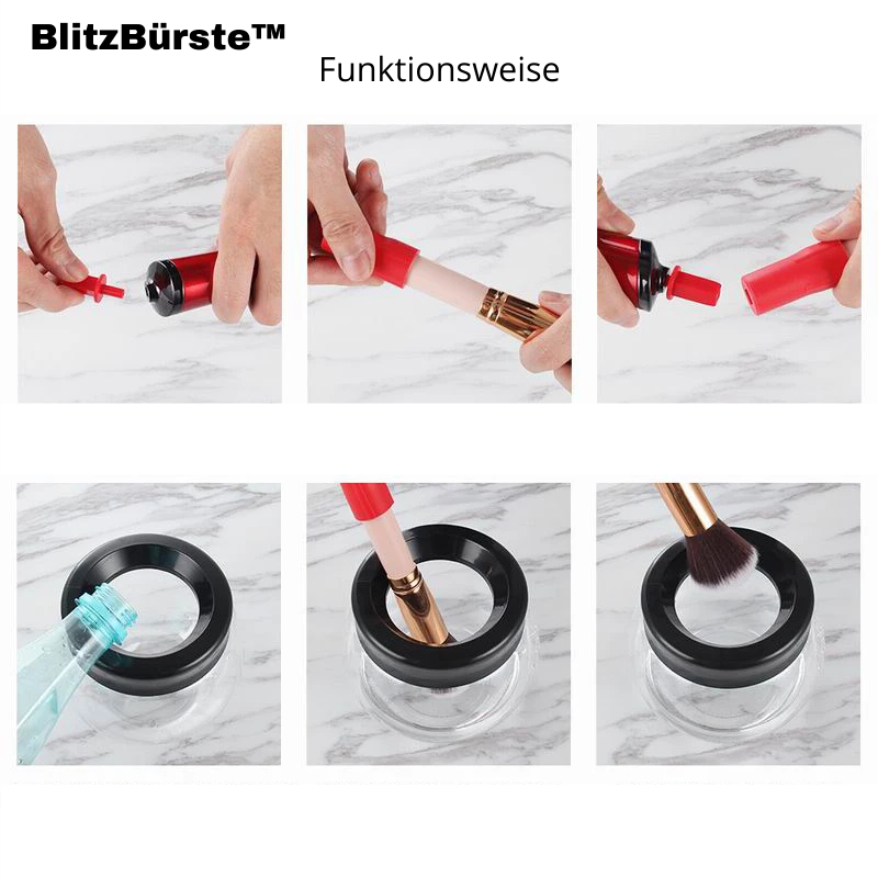 BlitzBürste™ | Die Lösung für sauberes Make-up-Zubehör
