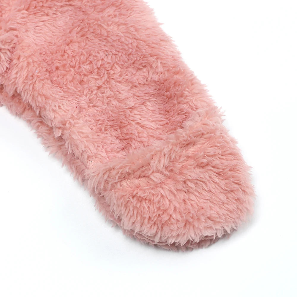 SnugBear™ | Flauschiger Baby-Fleeceanzug mit Bärenkapuze